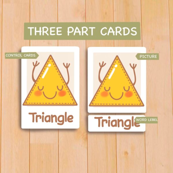 Geometric Shapes Flash Cards: Printable Montessori Materials